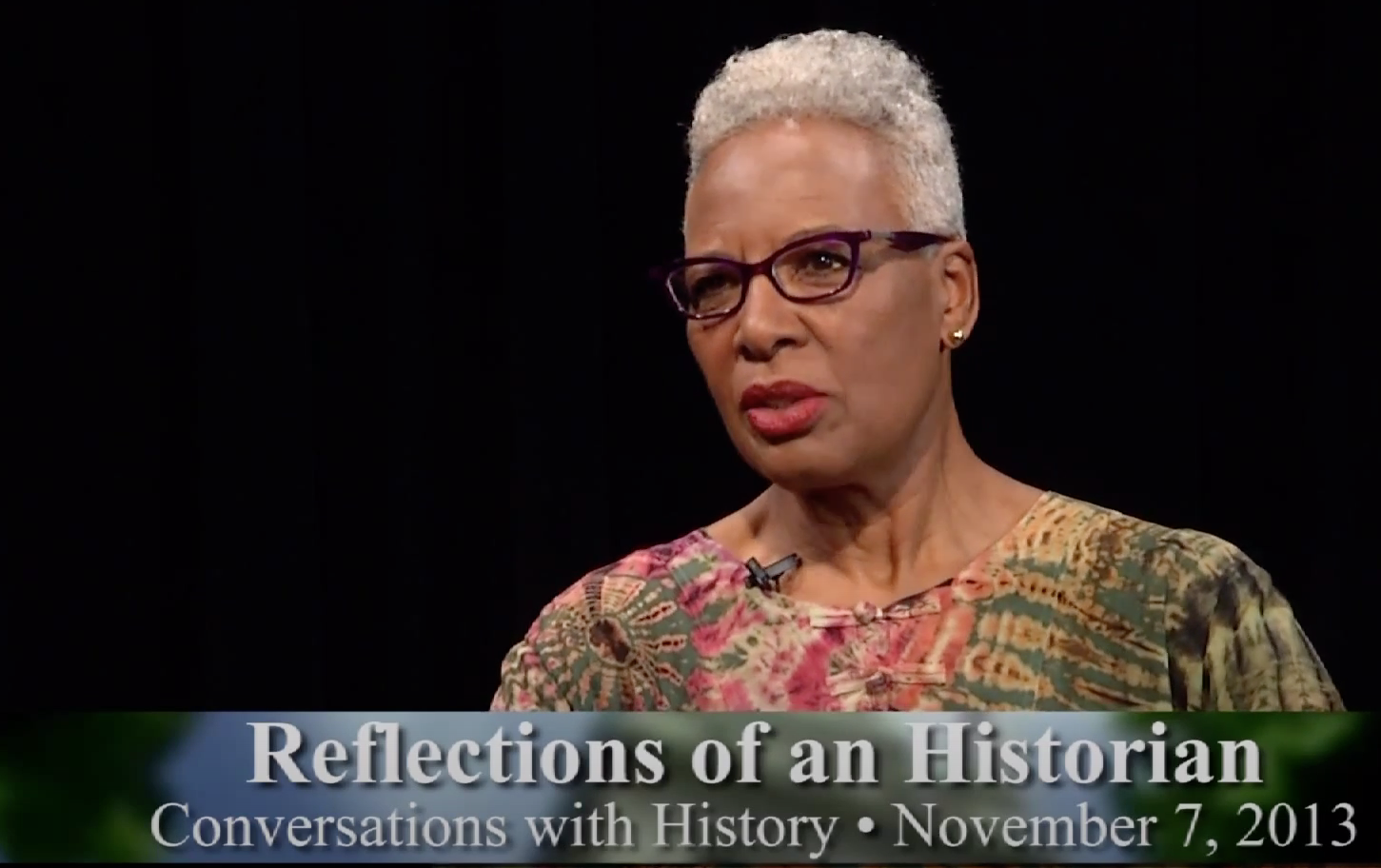 Nell Painter in “Reflections of an Historian” interview
