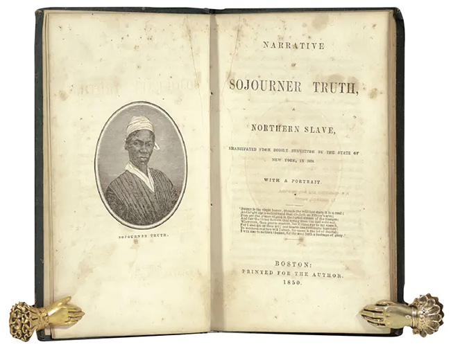 1850 Narrative of Sojourner Truth title page