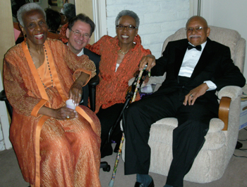 Dona, Glenn, Nell and Frank, 70th anniversary in 2007