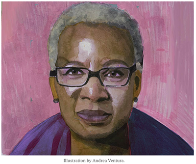 The Nation: The radical histories of Nell Irvin Painter; illustration by Andrea Ventura